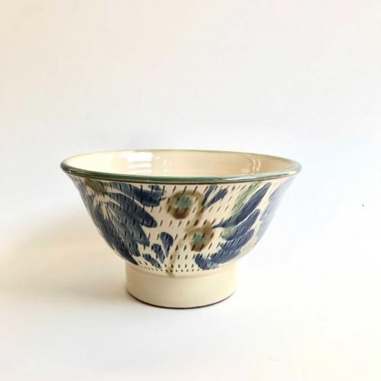 やちむん 幸陶器 6寸マカイ( 筆唐草) - やちむん・琉球ガラス やちむん 幸陶器 6寸マカイ( 筆唐草) - やちむん・琉球ガラス