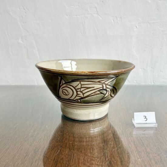 やちむん 陶芸城 マカイ5寸魚紋重焼(4種) - やちむん・琉球 やちむん 陶芸城 マカイ5寸魚紋重焼(4種) - やちむん・琉球