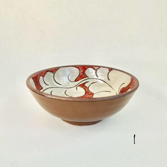 やちむん 國場陶芸 平鉢5寸（赤絵） - やちむん・琉球ガラスなどの移住