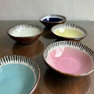 やちむん 眞正陶房 13cm小鉢(マカロン)