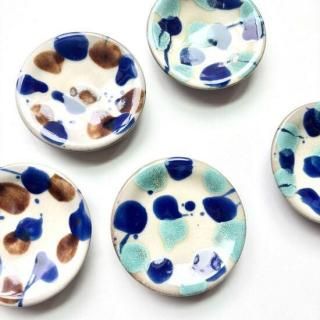 沖縄 やちむん bird様用　3点セット 沖縄やちむん 6寸マカイ 藍飴花唐草 | UROCO.