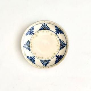 沖縄 やちむん 豆皿set 新品☻ きら星工房&海花音工房＆玉城焼 やちむん 沖縄 宮城正享 豆皿B 青 ライン 読谷村北窯 小皿 の