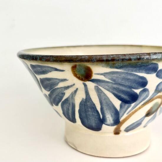 宮城陶器の大きなマカイ　未使用品　2セット やちむん 幸陶器 6寸マカイ（唐草2色） - やちむん・琉球ガラスなどの