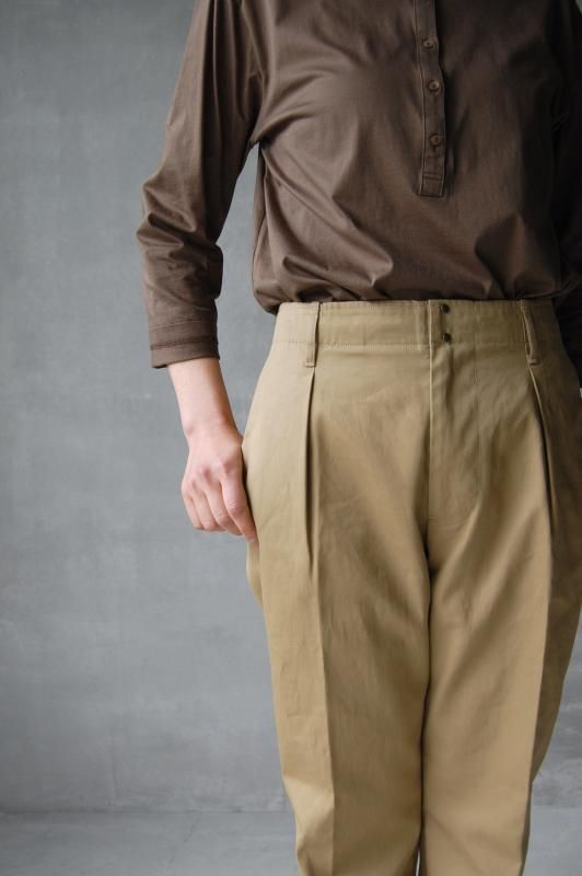 HAND ROOM WOMENSインタック チノトラウザーズ - Daja HAND ROOM WOMENSインタック チノトラウザーズ - Daja