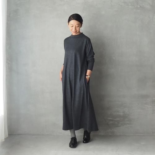 HAND ROOM WOMENS | ウールジャージー ボトルネックワンピース HAND ROOM WOMENS | ウールジャージー ボトルネックワンピース
