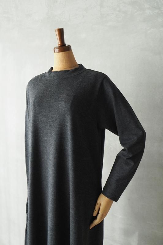HAND ROOM WOMENS | ウールジャージー ボトルネックワンピース HAND ROOM WOMENS | ウールジャージー ボトルネックワンピース