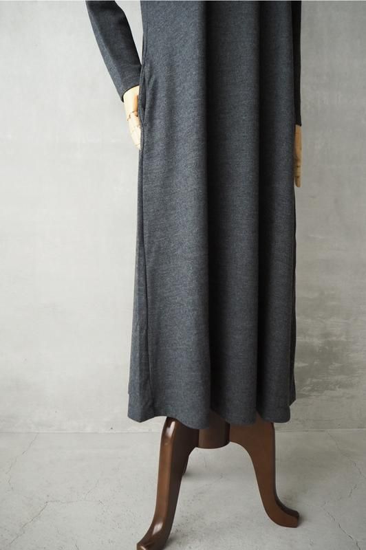 HAND ROOM WOMENS | ウールジャージー ボトルネックワンピース HAND ROOM WOMENS | ウールジャージー ボトルネックワンピース