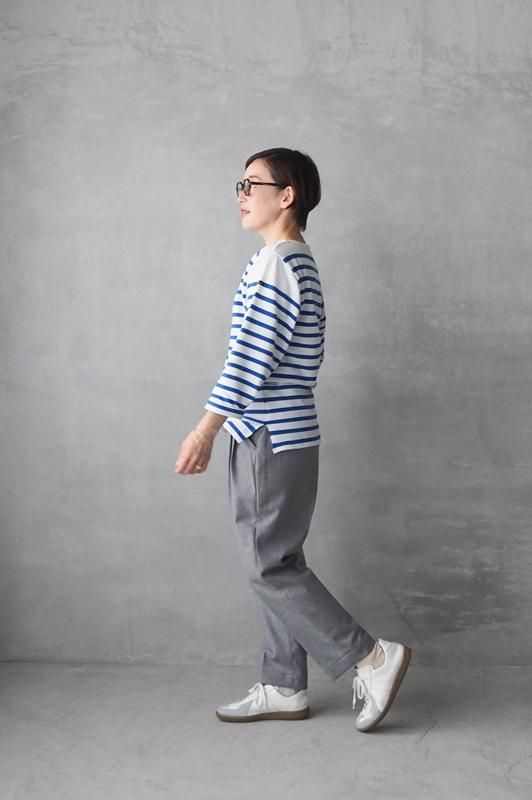 Le Minor ラッセル ボーダー カットソー 未使用 サイズ2 Le Minor | ラッセルボーダーカットソー (size 1 ・ size 2
