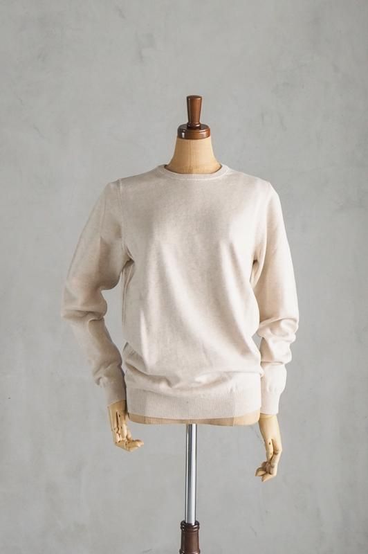 Alan Paine | コットンカシミヤ クルーネックニット - Daja Alan Paine | コットンカシミヤ クルーネックニット - Daja