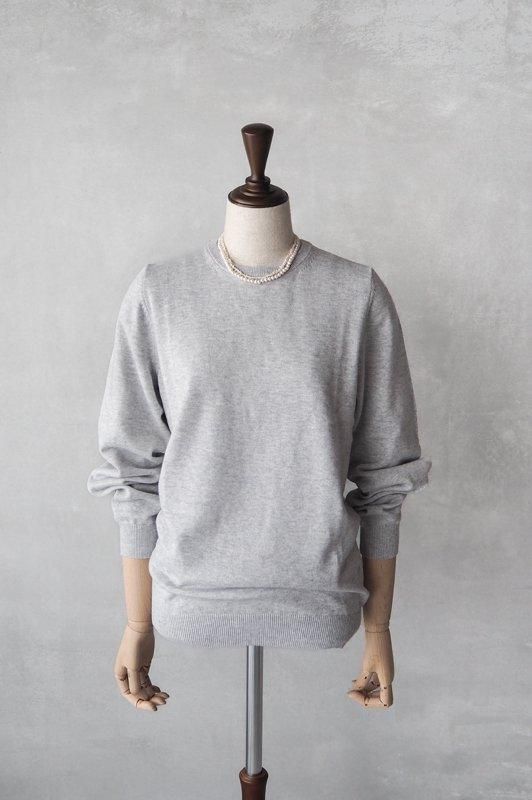 Alan Paine | コットンカシミヤ クルーネックニット - Daja Alan Paine | コットンカシミヤ クルーネックニット - Daja