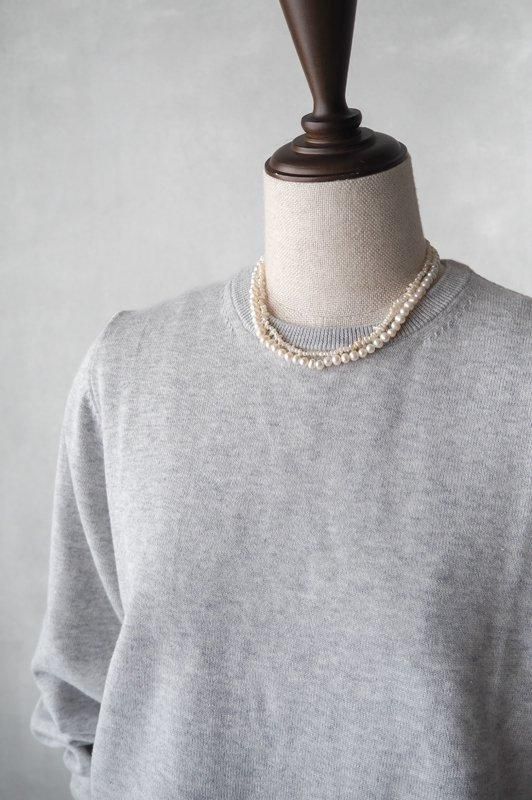 Alan Paine | コットンカシミヤ クルーネックニット - Daja Alan Paine | コットンカシミヤ クルーネックニット - Daja