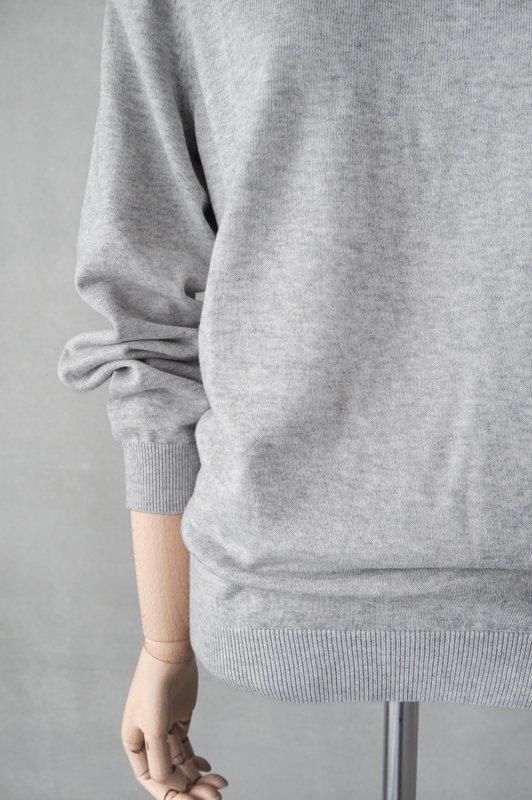 Alan Paine | コットンカシミヤ クルーネックニット - Daja