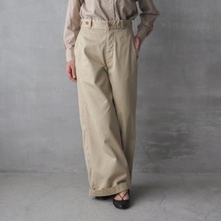 <img class='new_mark_img1' src='https://img.shop-pro.jp/img/new/icons27.gif' style='border:none;display:inline;margin:0px;padding:0px;width:auto;' />Nigel Cabourn WOMAN<br>ワイドチノパンツ