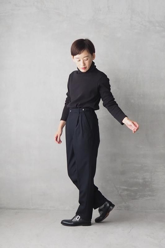 HAND ROOM WOMENS | フランネル テーパードトラウザーズ - Daja