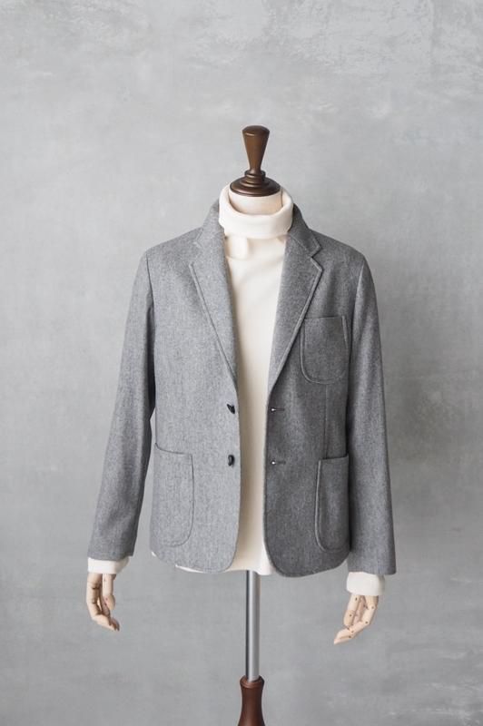 HAND ROOM WOMENS フランネル テーラードジャケット | あたたか HAND ROOM WOMENS フランネル テーラードジャケット | あたたか