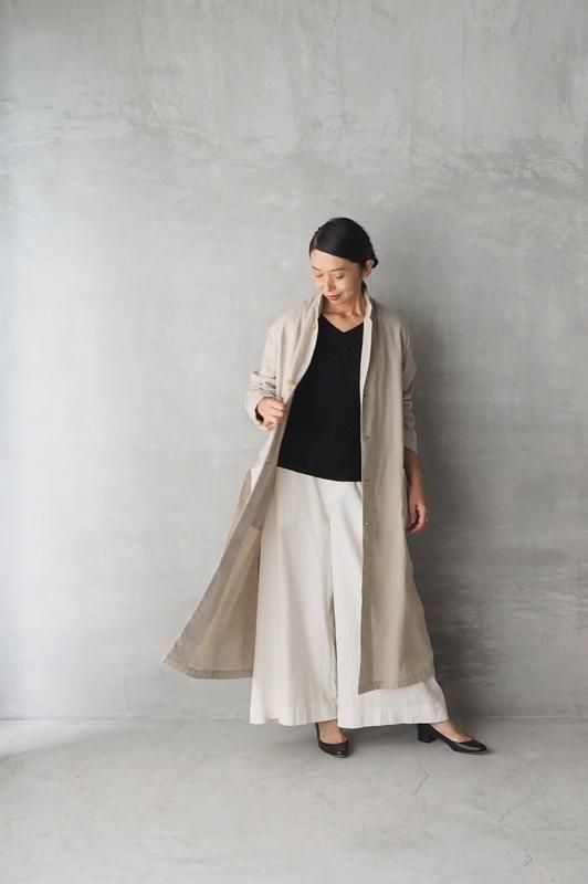 HAND ROOM WOMENSリネン ショップコート - Daja オンラインストア HAND ROOM WOMENSリネン ショップコート - Daja オンラインストア