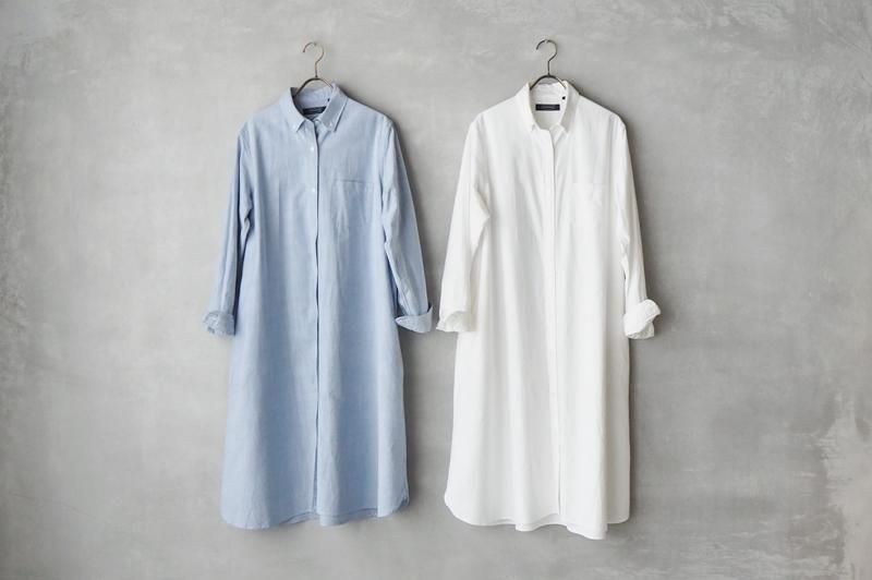 HAND ROOMオックス ボタンダウンシャツワンピース- Daja オンラインストア