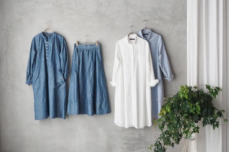 HAND ROOMオックス ボタンダウンシャツワンピース- Daja オンラインストア