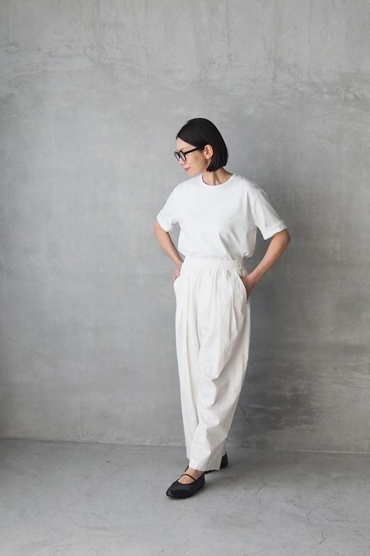 HAND ROOM WOMENS | トライクール ボートネックカットソー
