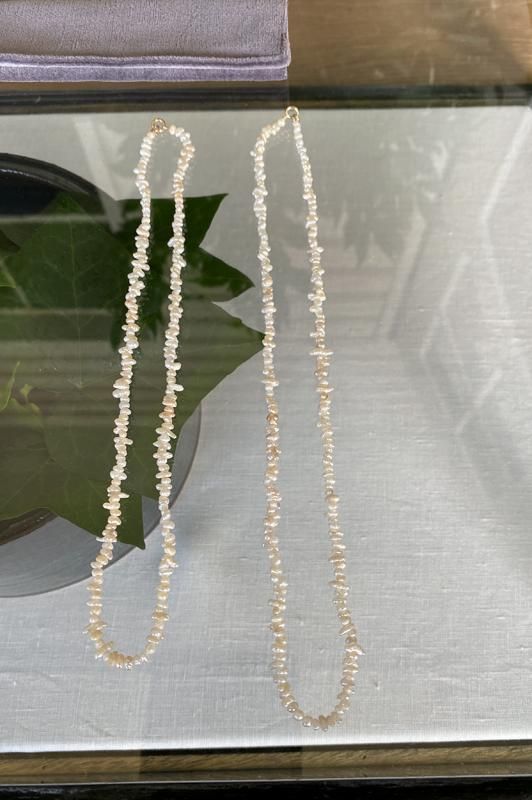 siu淡水バロックパール ネックレス(2~3mm径)(42cm) - Daja siu淡水バロックパール ネックレス(2~3mm径)(42cm) - Daja