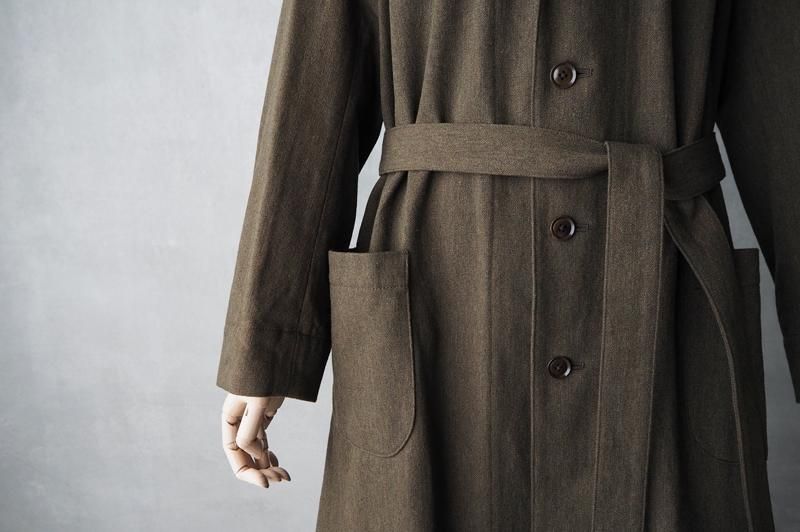 ウールコットンショップコート | HAND ROOM WOMENS - Daja ウールコットンショップコート | HAND ROOM WOMENS - Daja