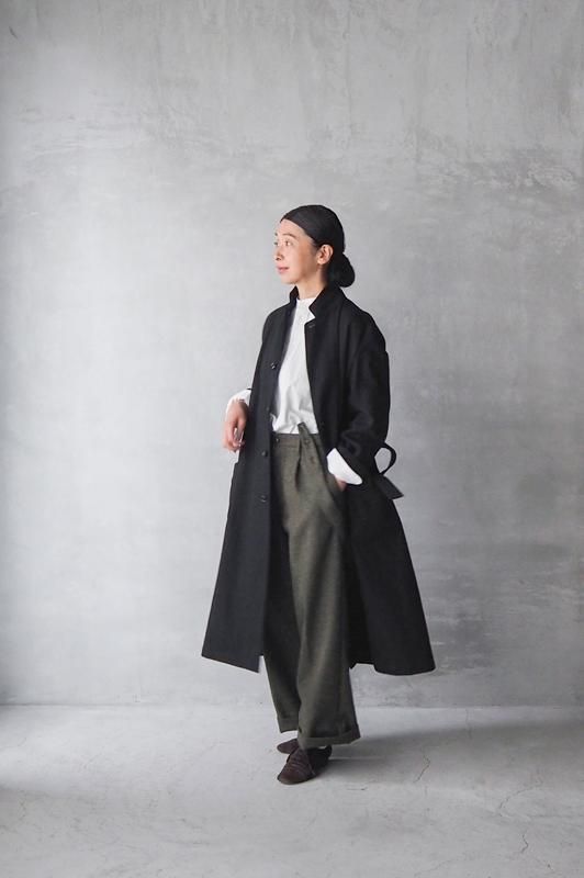ウールコットンショップコート | HAND ROOM WOMENS - Daja ウールコットンショップコート | HAND ROOM WOMENS - Daja