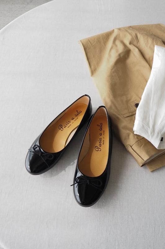 paris a velo | エナメルバレエシューズ - Daja オンラインストア