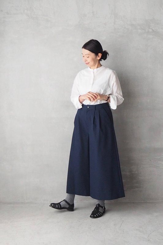 Vent d'ouest | シアサッカー キュロットパンツ - Daja
