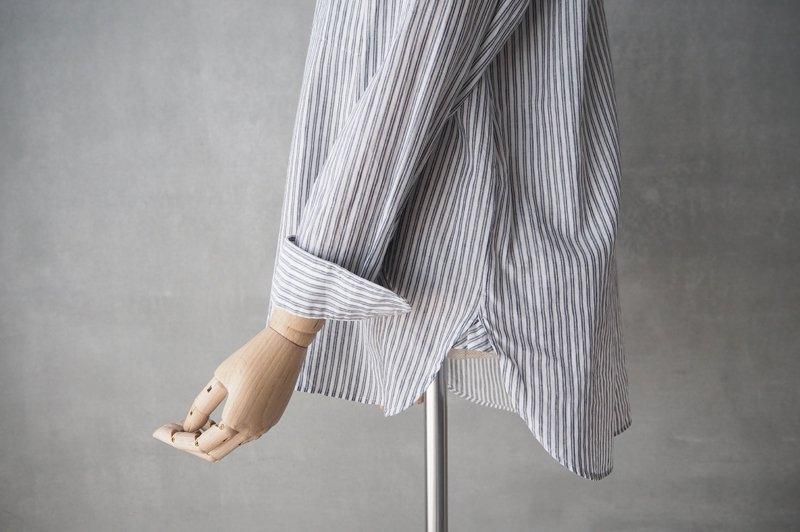 ミニストライププルオーバーシャツ | HAND ROOM WOMENS - Daja