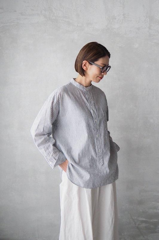 ミニストライププルオーバーシャツ | HAND ROOM WOMENS - Daja
