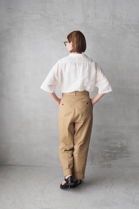 オープンカラーシャツ | ハンドルームウィメンズ - Daja