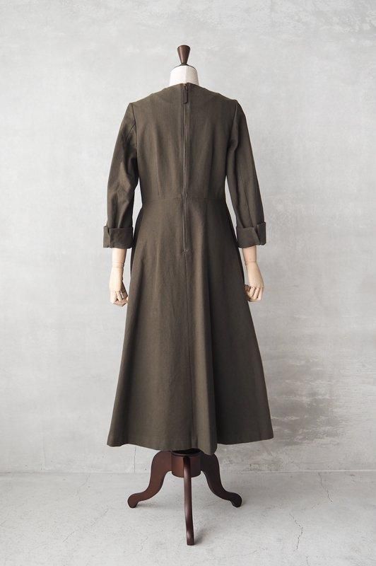 HAND ROOM WOMENS | フランネルコットン フレアワンピース