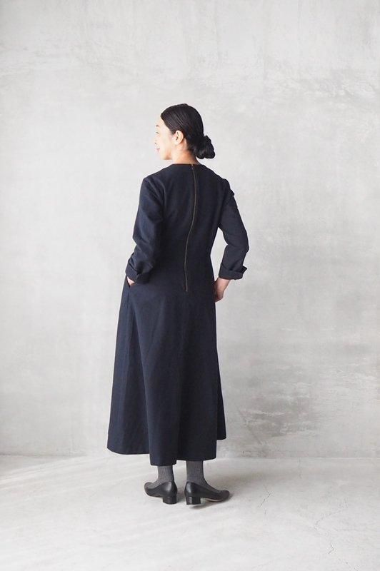 HAND ROOM WOMENS | フランネルコットン フレアワンピース