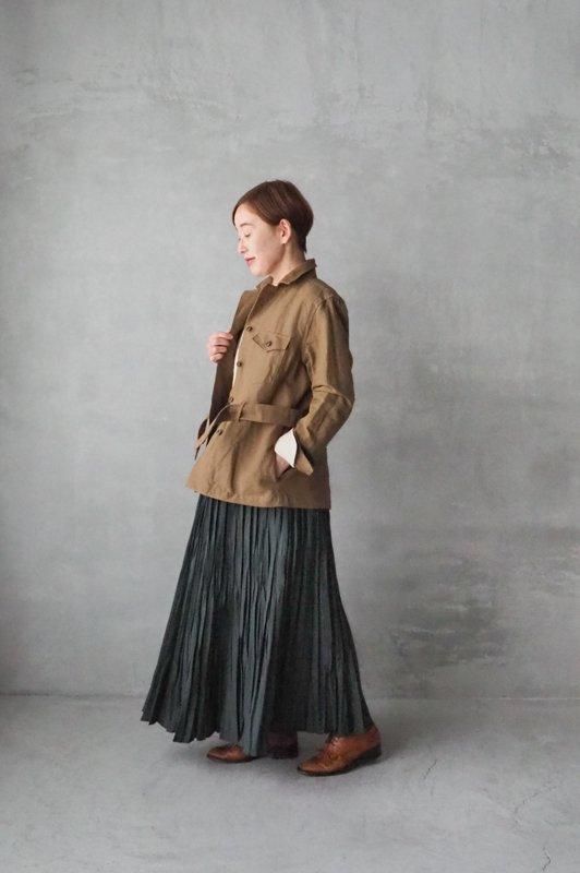 26:michel beaudouin×リバティプリント スカート 綿 Michel Beaudouin LIBERTYタナローン✖️MAX PLEATSスカート 3色