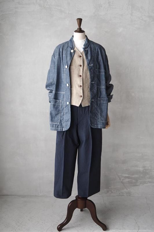 HAND ROOM WOMENS | キャンバスリネンベスト - Daja オンラインストア