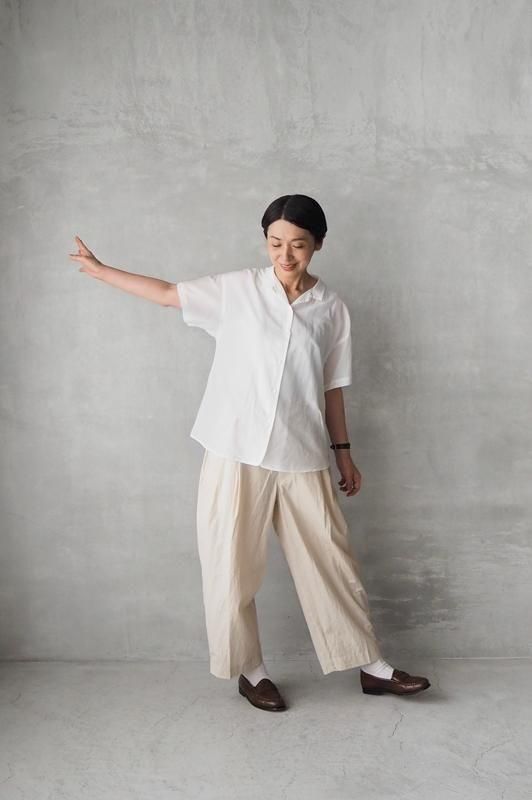 新品Dajaタイニーカラー 2wayシャツ HAND ROOM WOMENS | タイニーカラー 2wayシャツ - Daja