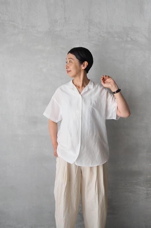 新品Dajaタイニーカラー 2wayシャツ HAND ROOM WOMENS | タイニーカラー 2wayシャツ - Daja