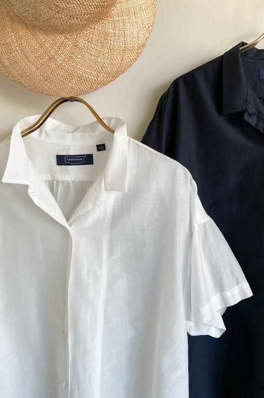 HAND ROOM WOMENS | タイニーカラー 2wayシャツ - Daja