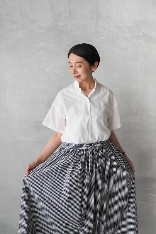 新品Dajaタイニーカラー 2wayシャツ HAND ROOM WOMENS | タイニーカラー 2wayシャツ - Daja