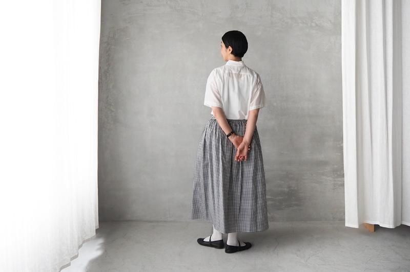 HAND ROOM WOMENS | タイニーカラー 2wayシャツ - Daja
