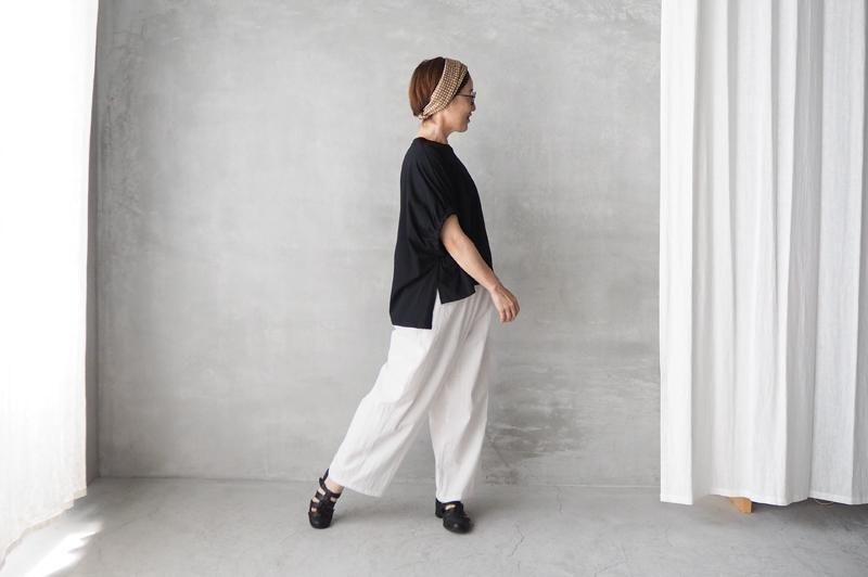 未使用 エストネーション イタリア生地 シアサッカー パンツ 48 (L) シアサッカーイージーパンツ｜パンツ｜ニコル公式通販サイト