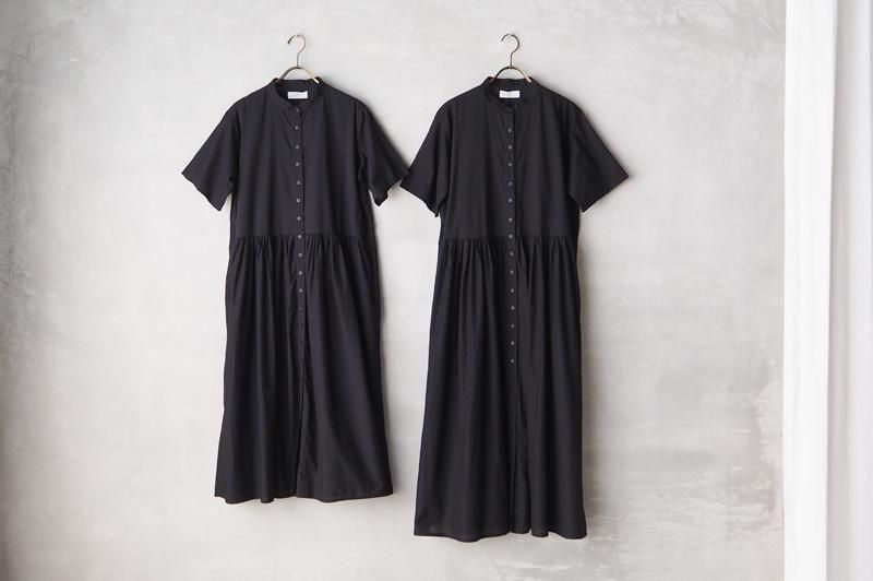 SOIL | バンドカラーワンピース〈60s CAMBRIC PLAIN BANDED