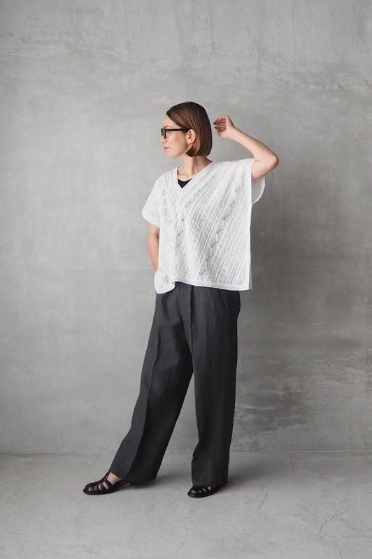 SOIL | レース ポンチョブラウス 〈VOILE LACE ALL LACE FRENCH