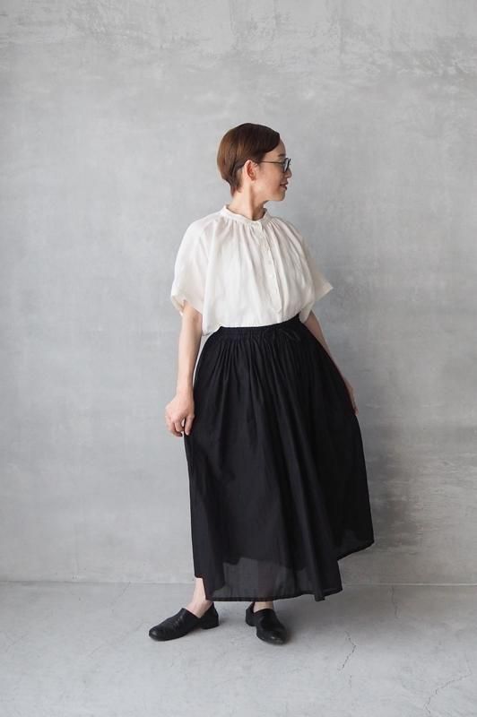 SOIL | コットンボイル ギャザースカート〈COTTON VOILE