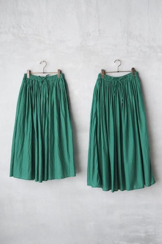 Yoli Cotton gather skirt スカート Yoli ヨリ Cotton gather skirt コットンギャザースカート