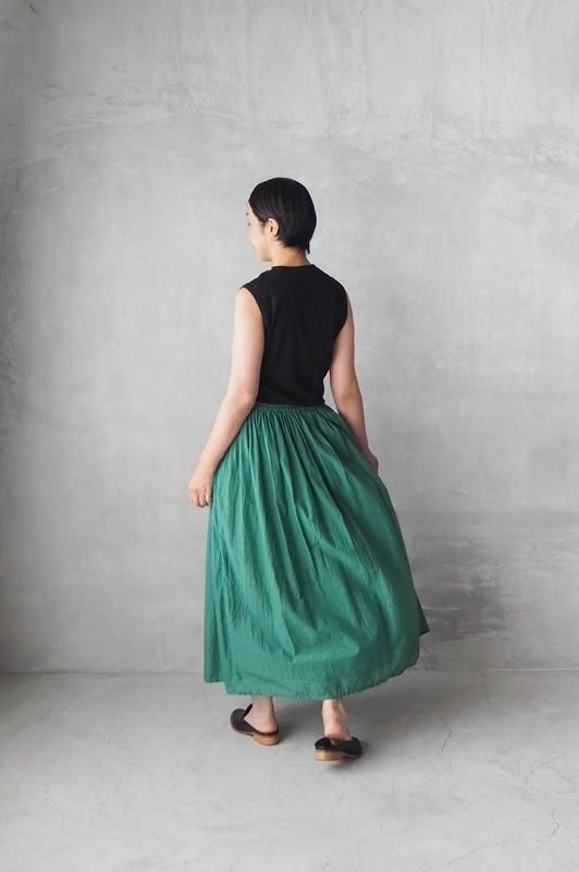 SOIL | コットンボイル ギャザースカート〈COTTON VOILE