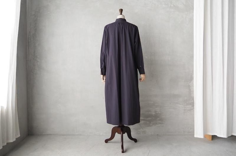 ハンドルーム　ワンピース　ダジャ　今季 HAND ROOM WOMENS | クラシックフロントワンピース（ネイビー