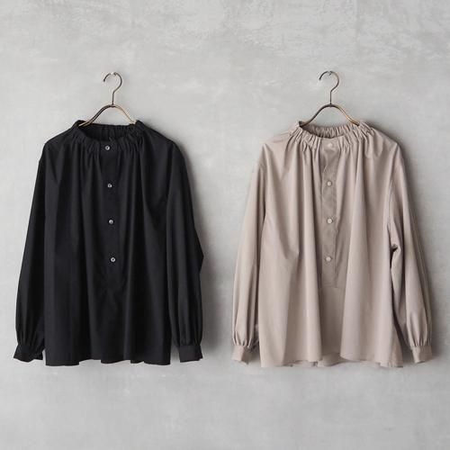 HAVERSACK | シャーリングカラー プルオーバーブラウス - Daja