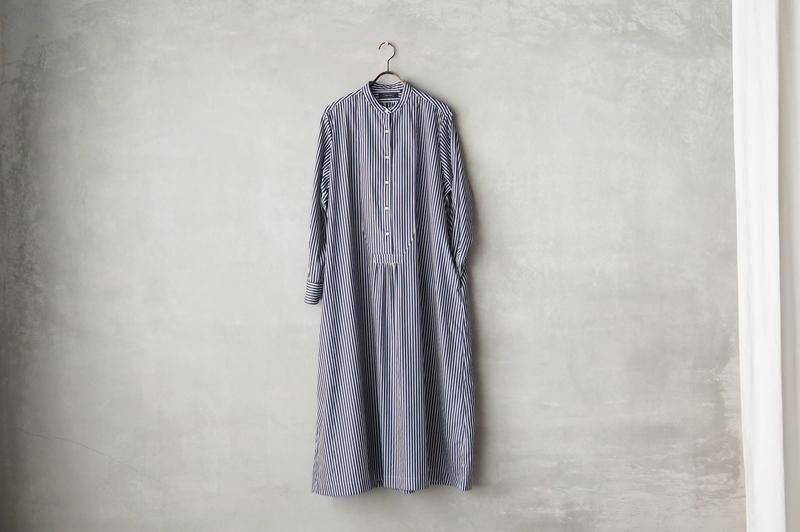 HAND ROOM WOMENS | クラシックフロントワンピース（ネイビー