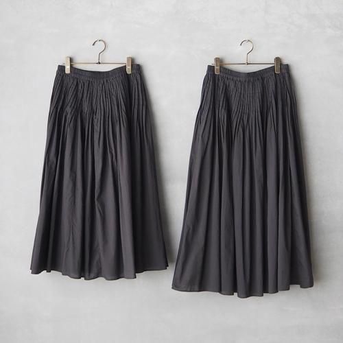 極美品！drawer コットンタックサロペットスカート　ブラック　38 anyfee/プラスサイズ】タック入りワイドサロペット◇低身長向け